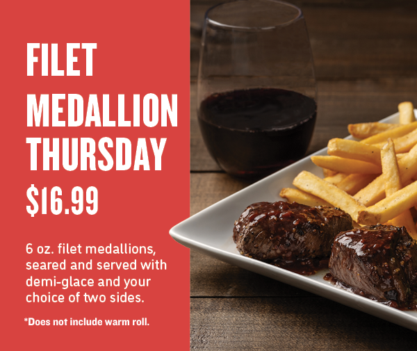 Filet Medallions Thursday